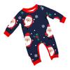 Christmas Family Matching Outfits Cute Santa Soft Loose Christmas Pyjamas Set Top+Pants Printed Adult Kids Loungewear Dad Mom