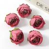 5/10/20Pcs 3.5cm Silk Tea Roses Bud Artificial Flowers Head for Scrapbook Wedding Decoration Home Room Supplies Accessories