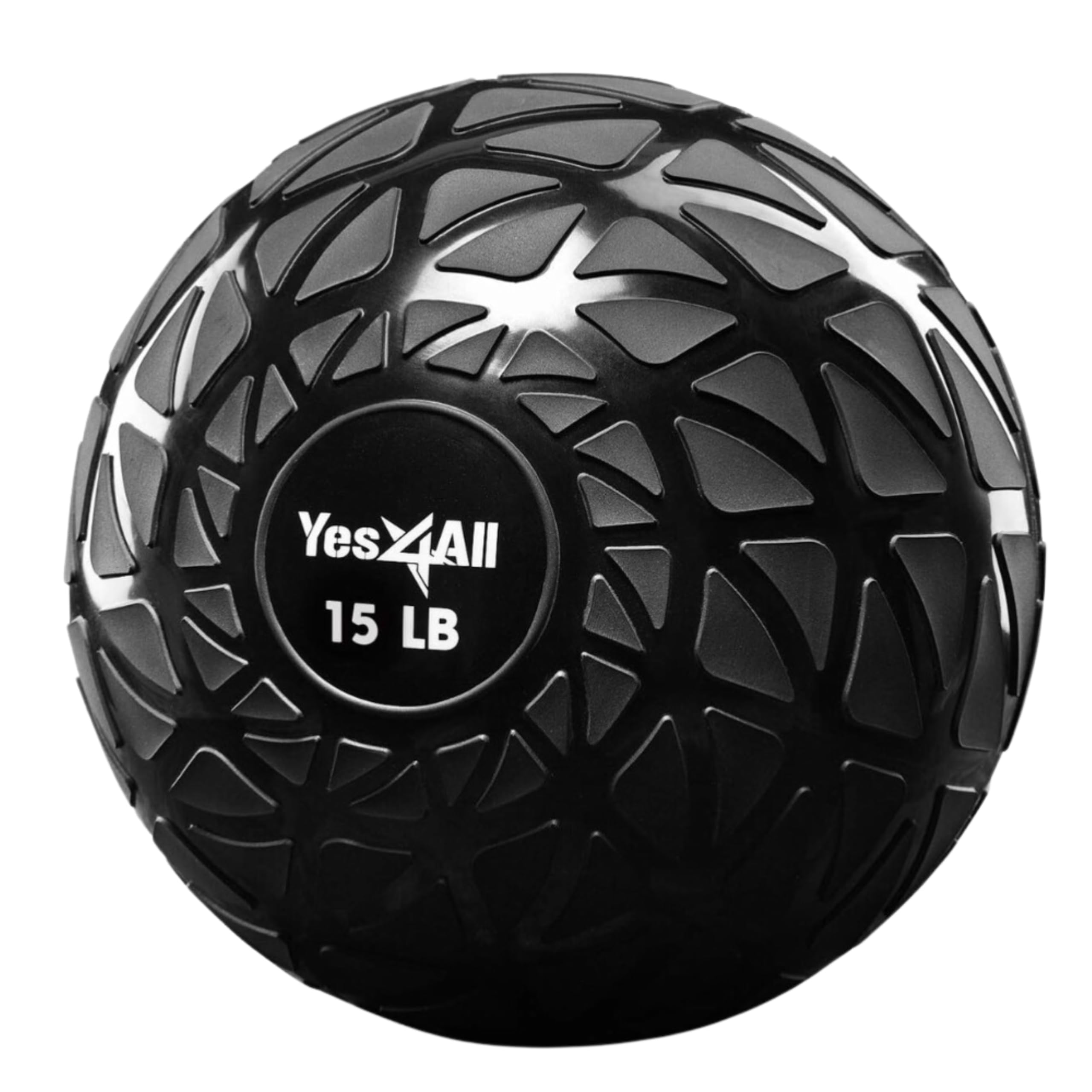 

Yes4All Slam Ball Medicine Ball Strength Training Football Dynamic Black for CrossFit Workouts Japanese A9Q1 6.8kg [Official Import]