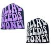 Y2K Beanies Grunge Beanie Skullies Beanie Slouchy Beanie Knit Beanie Hat Graphic Beanie Women Skull Cap Need Is Money