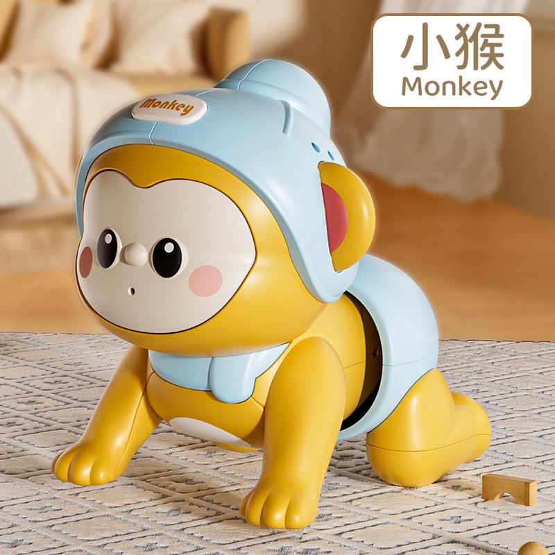 Infant Music Crawling Baby Toy Recording Induction Electric Early Education Fun Training Crawling Toy