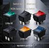 Ship-shaped KCD4 Rocker Switch with Light, 4/6 Pins, 2/3 Gears, 16A 250V Industrial Power Control