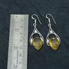 Citrine Gemstone Handmade 925 Sterling Silver Jewelry Earring