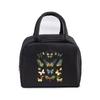 Vintage Butterfly Lunch Bag Student Office Women Men Bento Pouch Aesthetics Butterfly Insulation Portable Picnic Food Lunch Bags