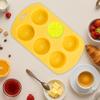 6-Cavity Fruit Shaped Silicone Candy Mold Non-Stick Reusable Chocolate Molds for Baking,  Party Holiday Treats, Adults Kids