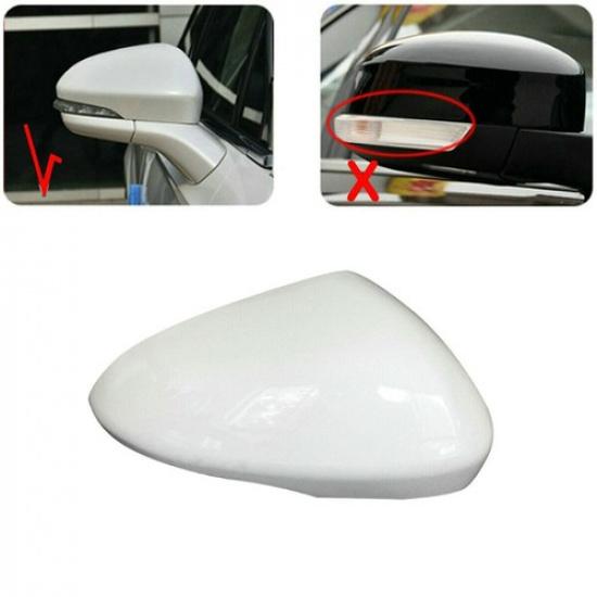

Right Passenger Side Mirror Cover Replace Pearl White For Ford Fusion 2013-