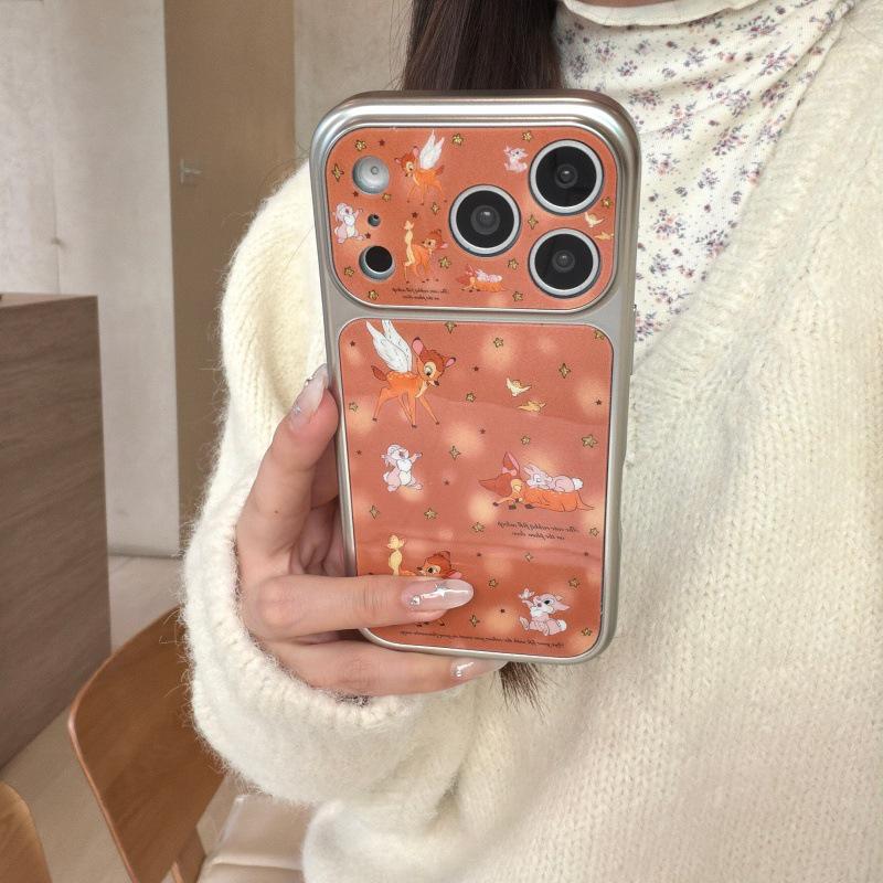 Apple 17 Pro Max Window 14 Stars Deer Rabbit iPhone 15/16 Pro Case with Lanyard
