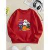 Kids Sweatshirt,Boys' Crew Neck Sweatshirt Fashion Print Halloween Christmas Football Trendy Element Top(Easy-Care)