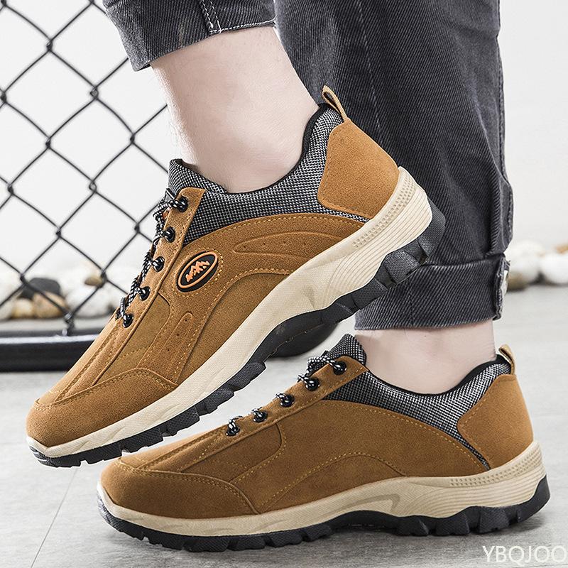 Fashion Men's Shoes Fashion Sports Spring Autumn New Style Men's Outdoor Mountaineering Leisure Breathable Sports Simple Hiking Shoes