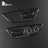 Real Soft Carbon Fiber for Ford Mustang Accessories 2015 2016 2017 2018 2019 2020 2021 2022 Sticker Seat Button Sticker