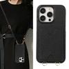 Long Lanyard Vertical Cards Solt Leather Wallet Case For iPhone 15 Pro Max 14 Plus 13 Mini 12 11 7 SE 2022 Crossbody Skin Cover