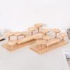 Wooden Multi-Tiered Coffee Cup Aromatherapy Perfume Figurine Display Stand Jewelry Storage Rack