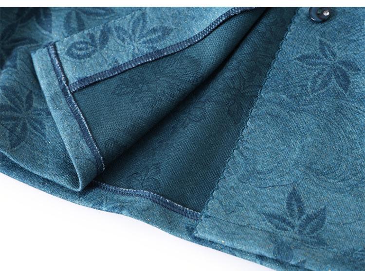 Spring Apparel for Elderly Women: Lapel Shirts for Mothers Aged 60-70+