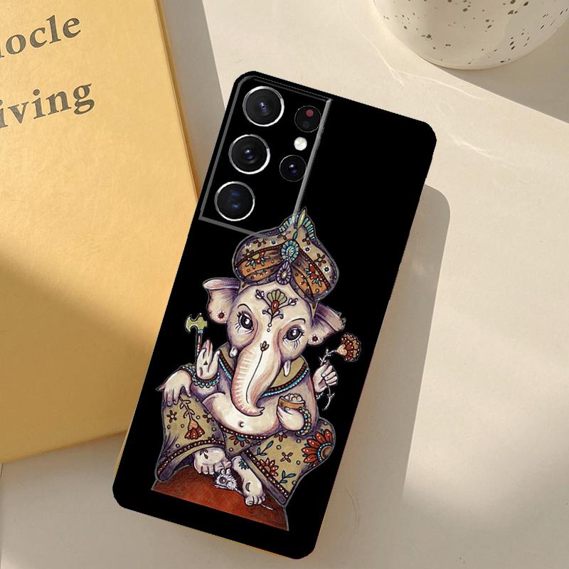 

Ganesha The Hindu Phone Case For Samsung Galaxy S23 S20 S21 S22 S24 S25 Ultra S9 S10 Plus S25 FE Cover Shell Galaxy S21 Plus