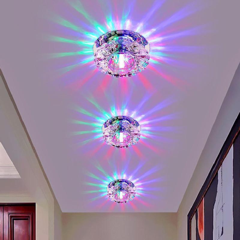 Stunning Crystal Led Recessed Downlight For Living Room Modern Ceiling Light Fixture
