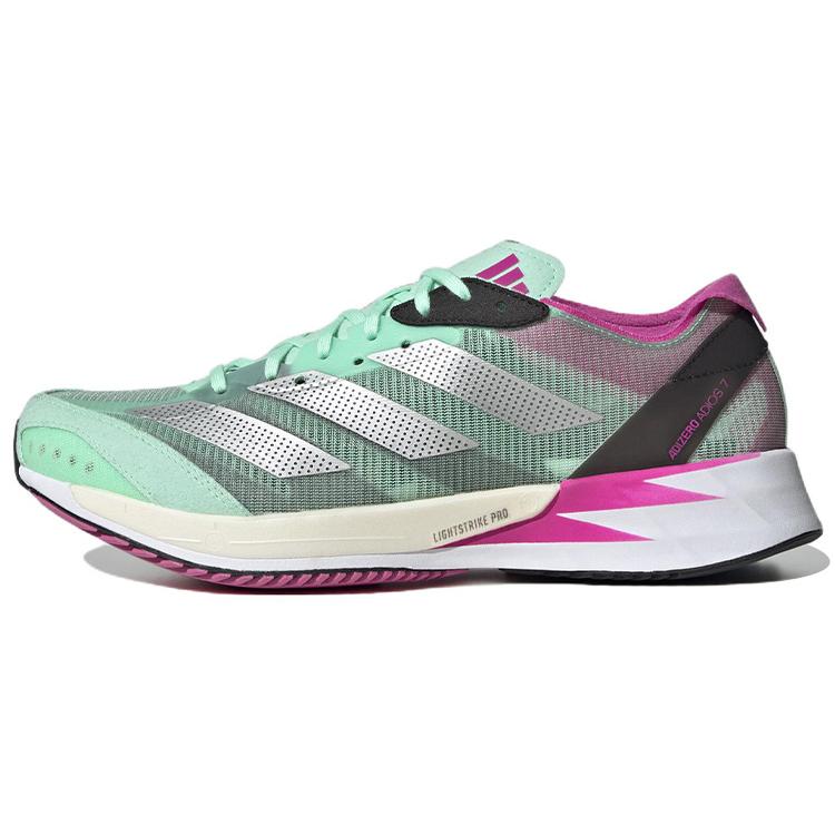 New Adidas Adizero Adios 7 Running Shoes 'Pulse Mint' Women's GV9062