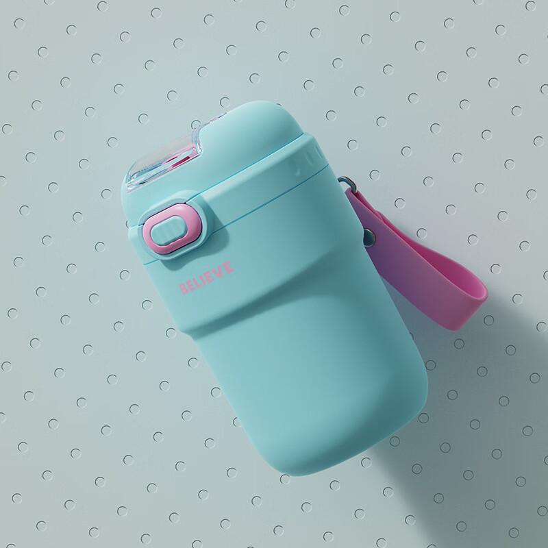 Portable Insulated Stainless Steel Straw Mug