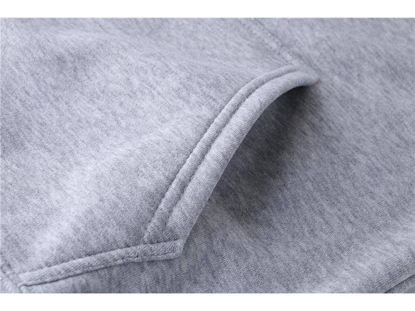 Men's Cross-Border Hoodie: Autumn/Winter Thickened Velvet Fashion Sweatshirt for Sports & Casual Wear