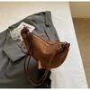 Advanced Texture Bag for Women, Large Capacity, Autumn and Winter Niche Design, Retro Crossbody Bag, Dumpling Bag