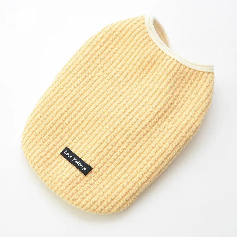 

Cat Dog Clothes Winter Dog Vest Coat Puppy Pet Jacket Outfit Yorkshire Poodle Bichon Pomeranian Schnauzer Costume Pet Clothing S жёлтый