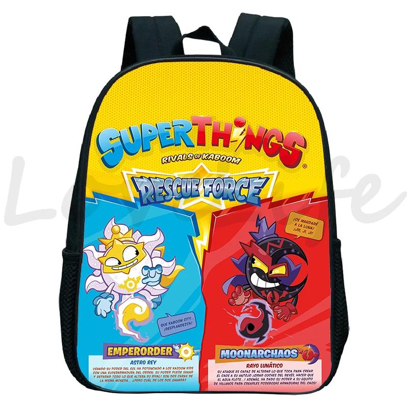 Superthings Neon Power Backpack for Kids Game Superzings Kindergarten Backpack Children Book Bag Boys Girls School Bags
