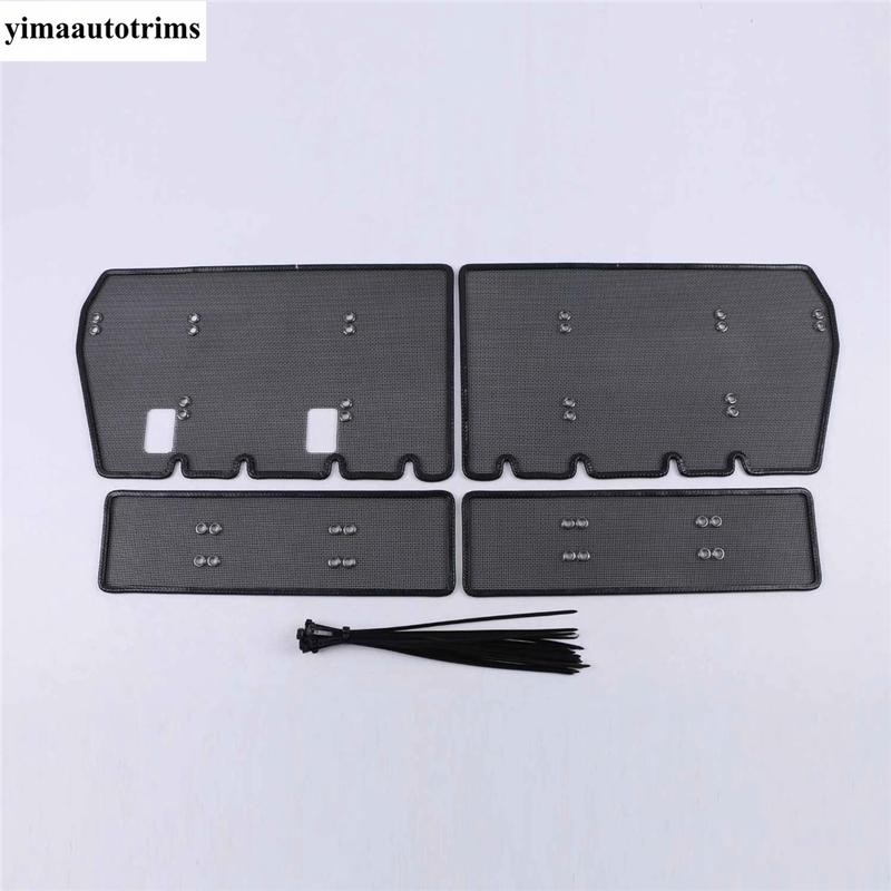 Car Front Grille ert ect Screening Mesh Net Protective Kit Accessories Fit For Toyota Land Cruiser Prado FJ150 2018 -