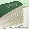 Gradient Green Spiral Notebook - A5 & B5 Lined for Junior High & High School Students