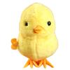 Wind Up Plush Toy High Imitation Decorative Soft Texture Clockwork Jumping Walking Chick Duck Toy for Festival
