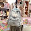 Schoolbag1011 Fashionable New Casual Backpack Versatile Large Capacity Junior High School Student Backpack Light Small Fresh