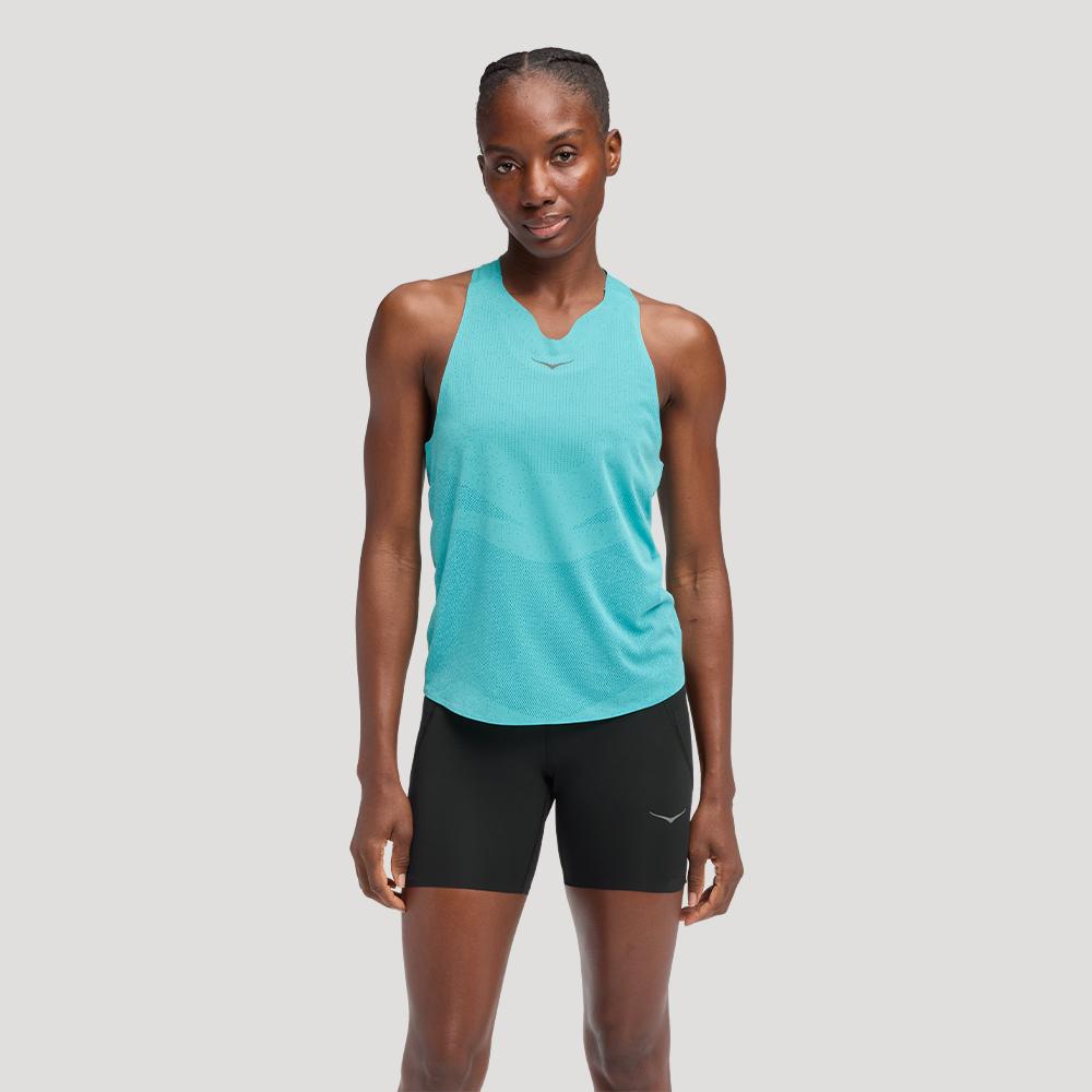 [hoka] Hoka Women s Race Day Singlet 1164153-CLU XS