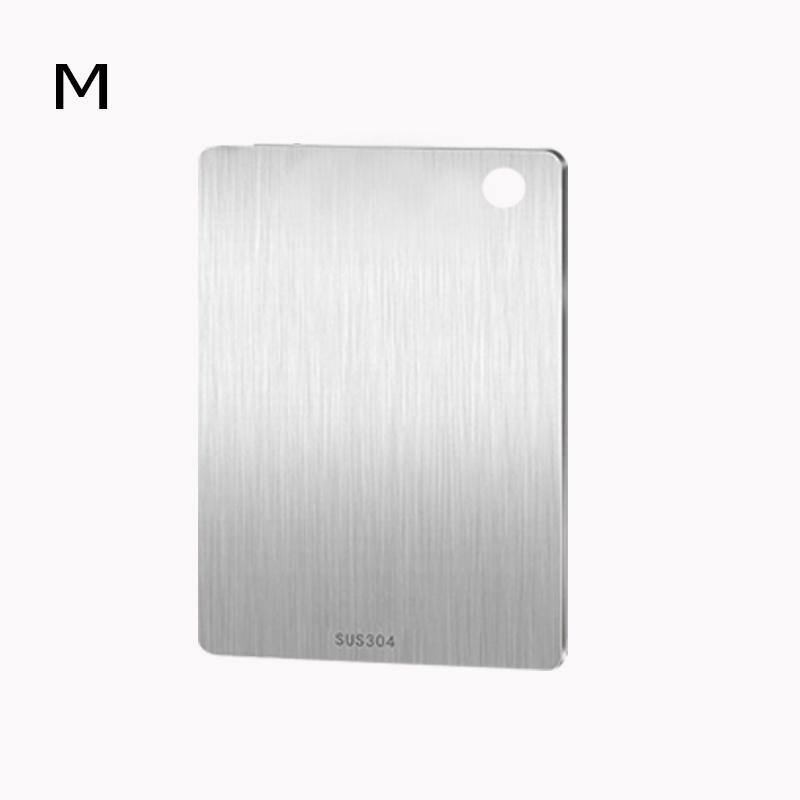New Cutting Board for Kitchen 304 Stainless Steel Chopping Board Thickened Board Double Sided Food Grade Fruit Meat Chopping
