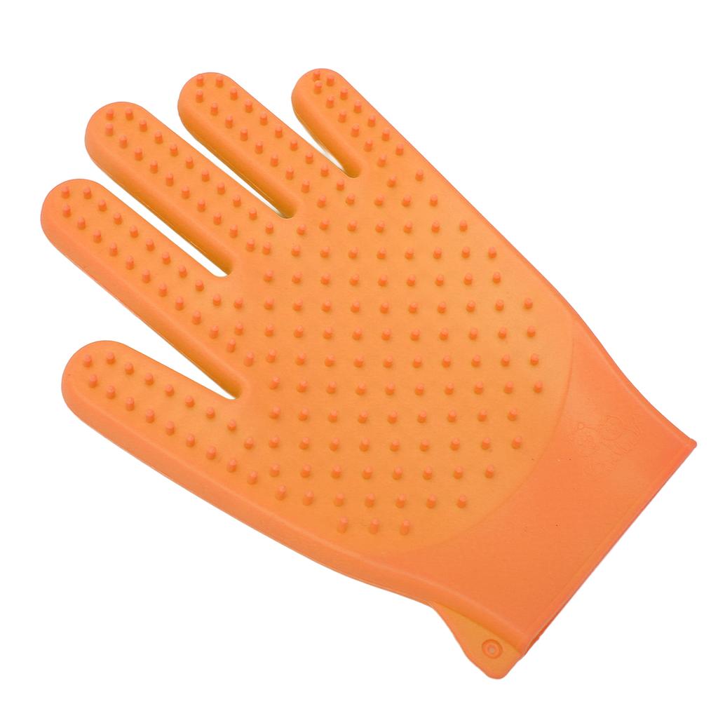 Pet Grooming Glove Silicone Double Sided Fast Frothing   Cat Hair Removal Glove for   and Short Hair