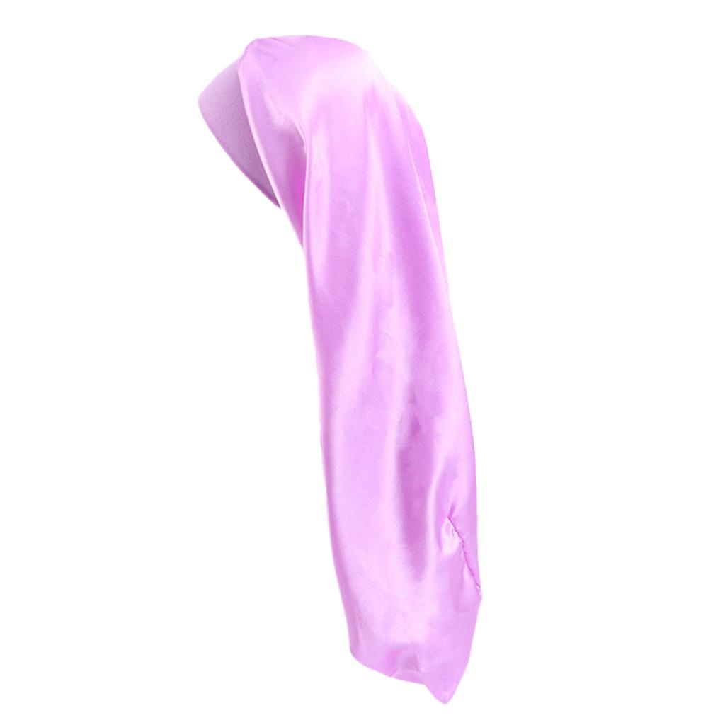 Satin Sleep Cap Large Double-Sided  Sleep Bonnet Hair Bonnet Cap