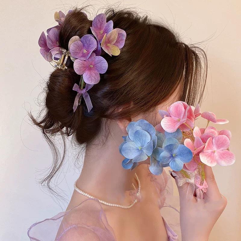 Korean Style Polka Dot Bow Shark Hair Clip - Elegant & Versatile