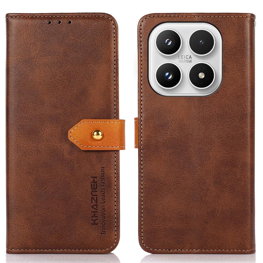 

KHAZNEH For Xiaomi 17 Wallet Phone Case Anti Scratch Stand Leather Flip Cover