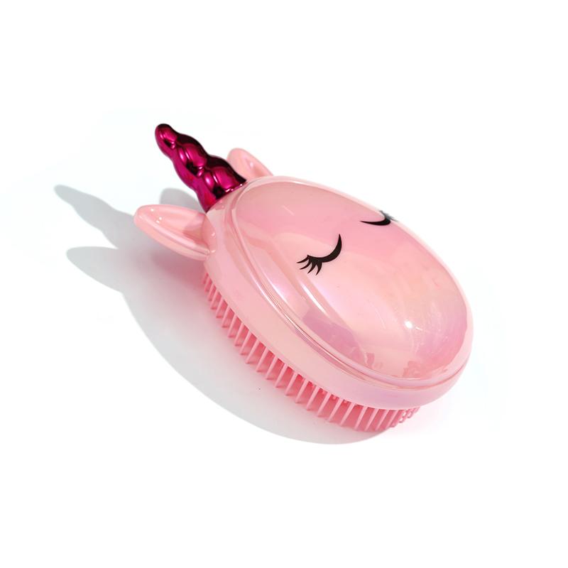 

Дитячий маленький гребінець для догляду за волоссям, мультяшний масажер для голови у вигляді єдинорога, високоякісний антистатичний гребінець, милий дитячий гребінець для зачісування волосся A3