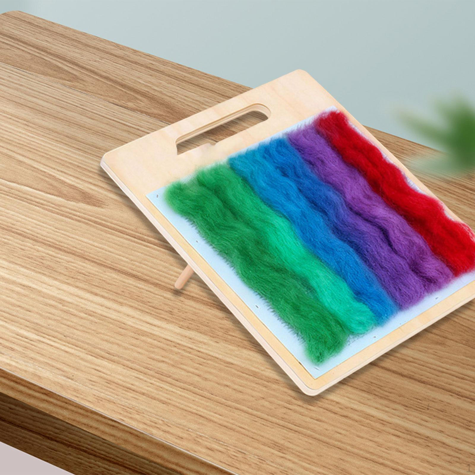 

Yarn Carding Board Hand Supplies Household Compact Felting Tool Carder for Adults Making
