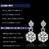 Glam Jewelry Women's Double-Row Earrings, Popular, Dangle-Style, Hypoallergenic, Simple, Platinum-Finished Sterling Silver 925 with Zirconia, Perfect