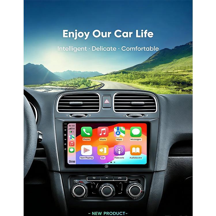 Volkswagen Golf 6 Car Navigation with Android HD, GPS, Reverse Camera & CarPlay