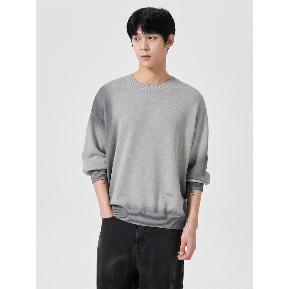 8Seconds Spray Dyed Knit Light Gray Light Gray (Silver)/M