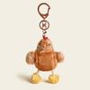 Ornament Plush Dog Pendant Funny Cartoon Animal Keychain Bear Doll Key Ring  Festival Gifts