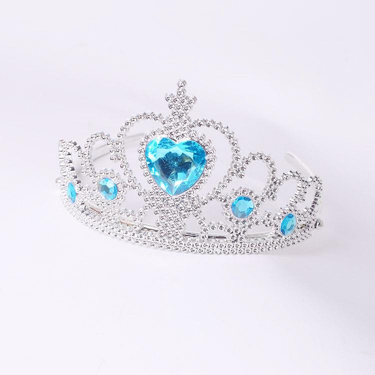 

Прямая повязка на голову повязка на голову детская праздничная вечеринка на день рождения аксессуары для волос принцесса корона королева повязка на голову пластиковая нарядная синий