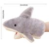 Children Gift 20cm Size Shark Hand Puppet Cute Open Mouth Stuffed Animal Simulated Shark Cartoon Interactive Educational