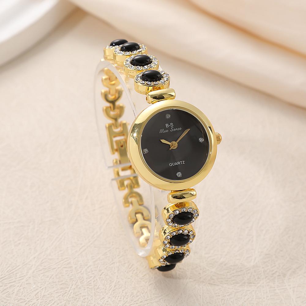 Luxury Diamond-Studded Ladies' Bracelet Watch