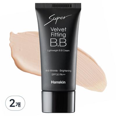 ВВ-крем Super Velvet Fitting SPF35 PA++ 30 мл, натуральний бежевий, 2 шт.