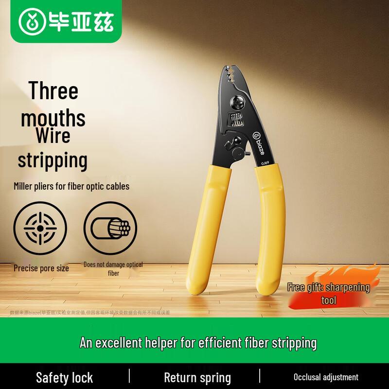 BIAZE Fiber Optic Miller Stripping Pliers