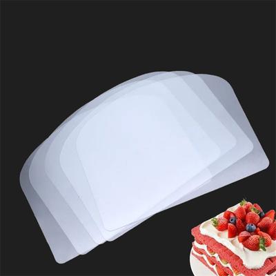 5-Piece Clear Plastic Scraper Cake Icing Smoother Cake Decorating Kit