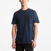 Timberland Casual Printed Breathable Short Sleeve T-Shirt Men Tops Deep-Sapphire-Blue A61HH-433