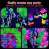 100Pcs Decorative Fluorescent Balloons 10/12in UV Balloons Party Supplies Neon Balloons  Graduations