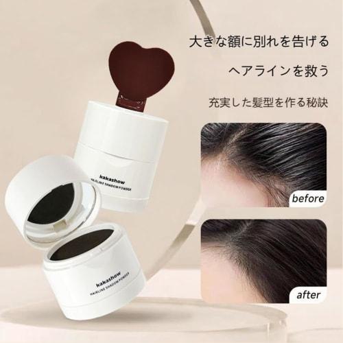 Hairline Powder Align Powder Hair Root Touch Up Quick Cover Thinning Hair/Waterproof/Small Face Makeup/For Hairline/Thinning Hair/Hairline Powder, Pow